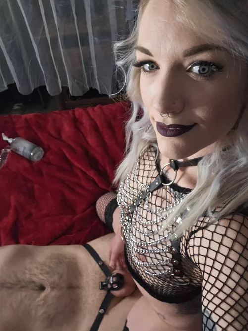 Caged and ready to ride Mommy's strap like a good slut by OFLilyRose093