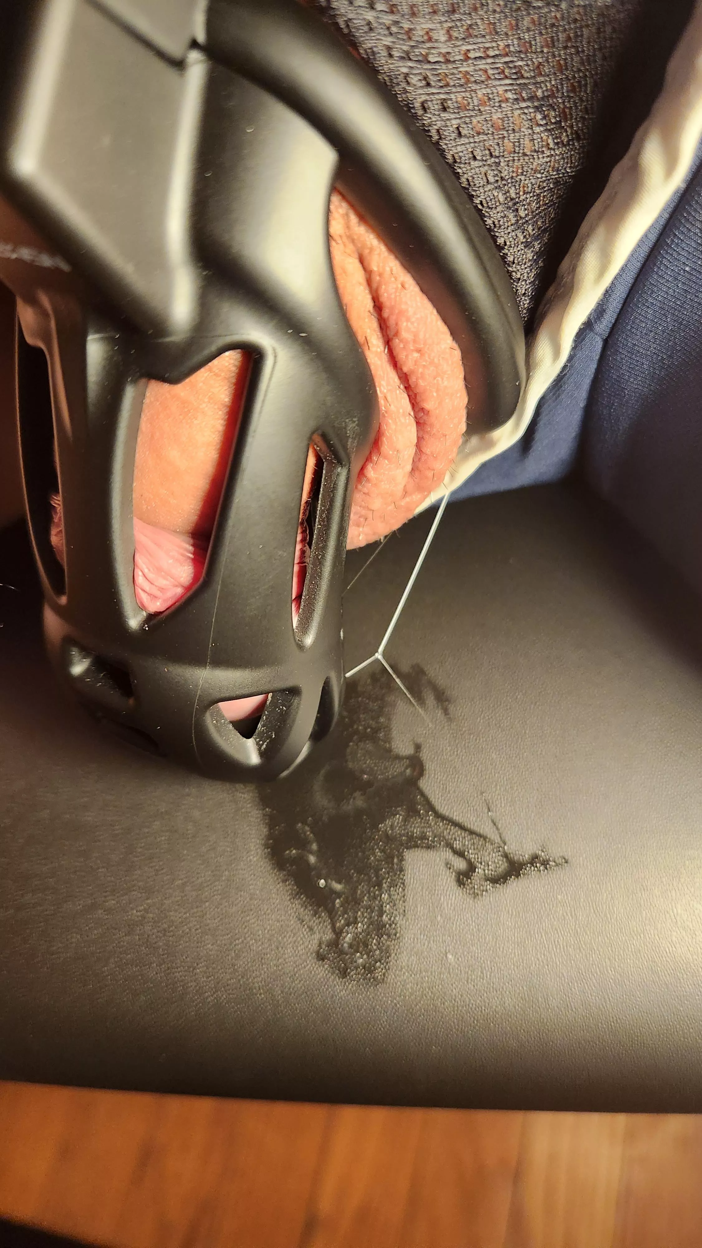 Caged but still wet posted by OkSinner3300