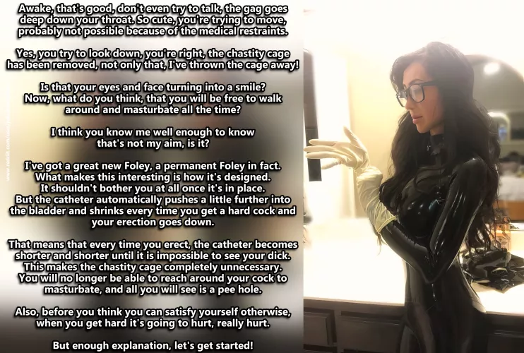 Enjoy your new found freedom *giggles*. by justchastityblog