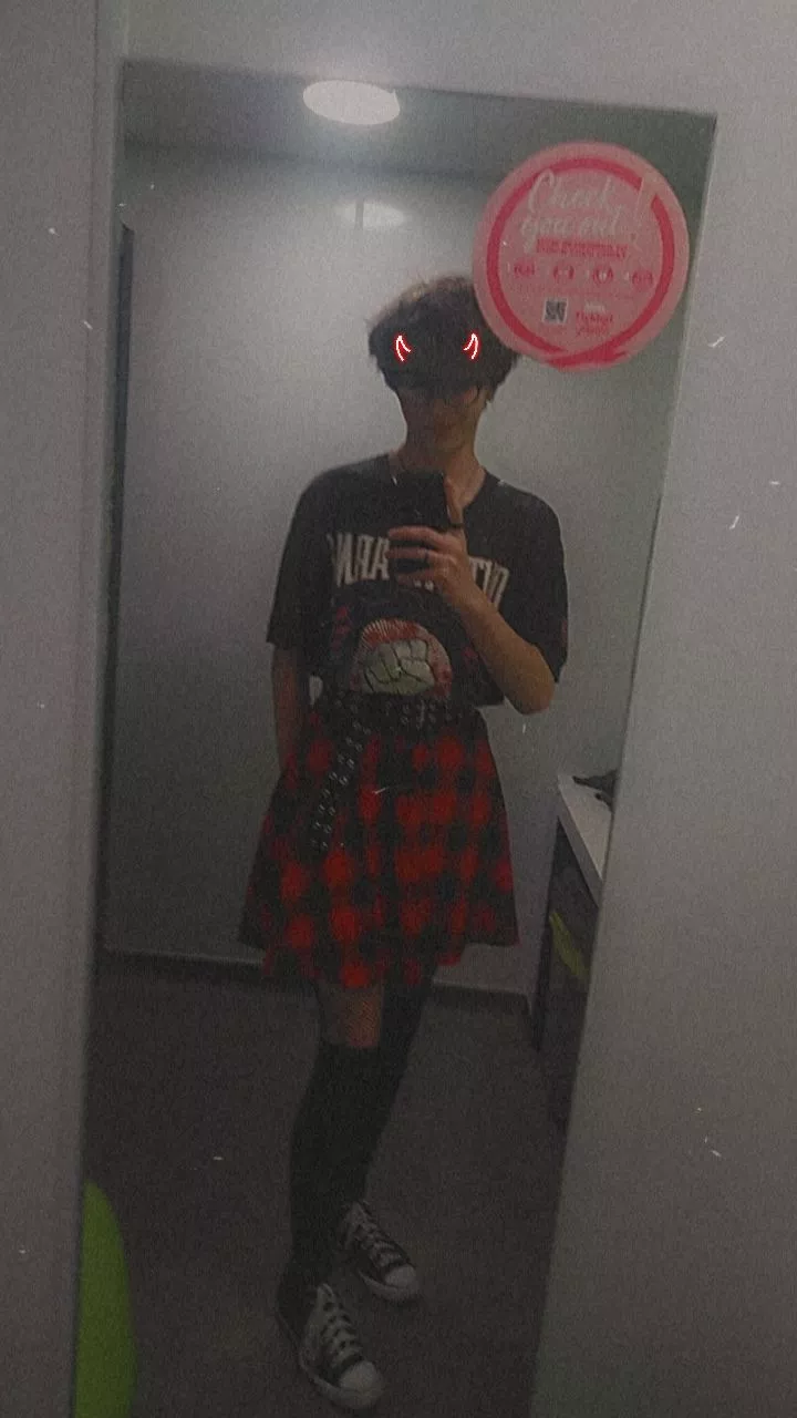 First time I properly went out fem ^^ posted by snowfox3