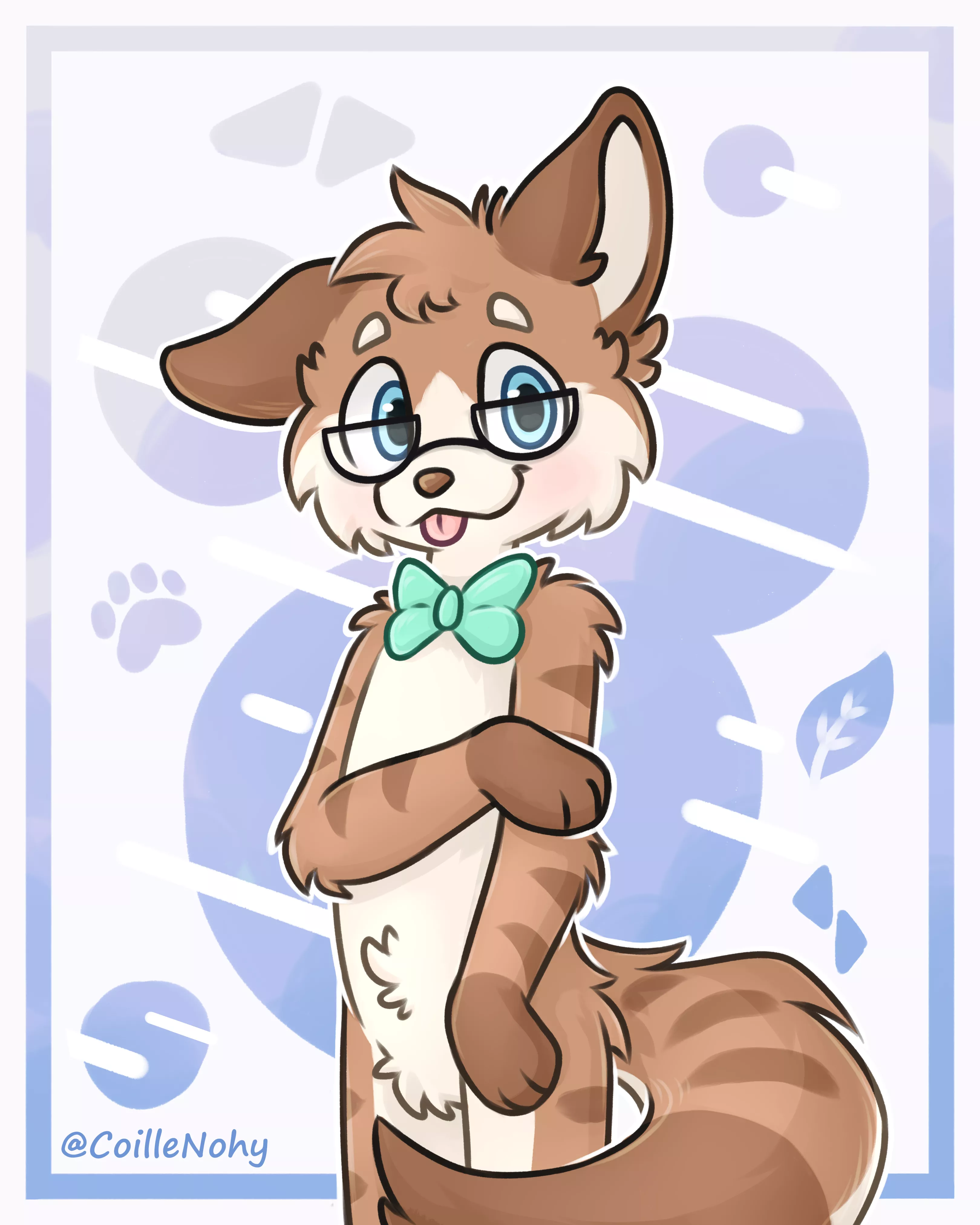 How do I look with glasses? :3c posted by Coille_Nohy