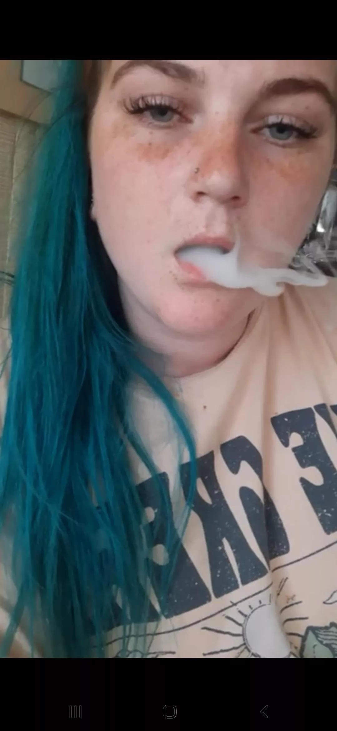 I know you love watching the smoke come out of my mouth 👀 posted by IllegalUnicorn