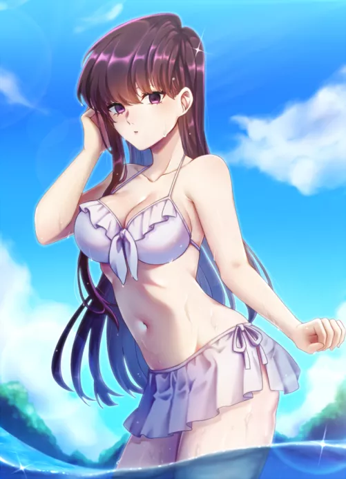 Komi-San In Her Swimsuit (Komi Can't Communicate) by Csxc