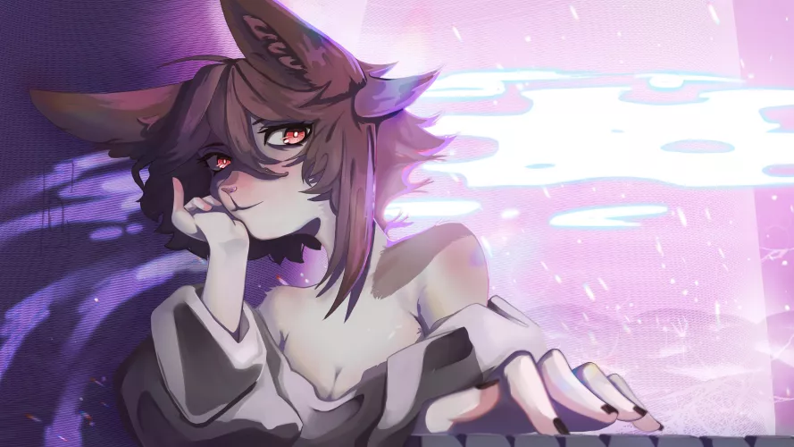 My fursona (art by me) by MasterYogurt2741