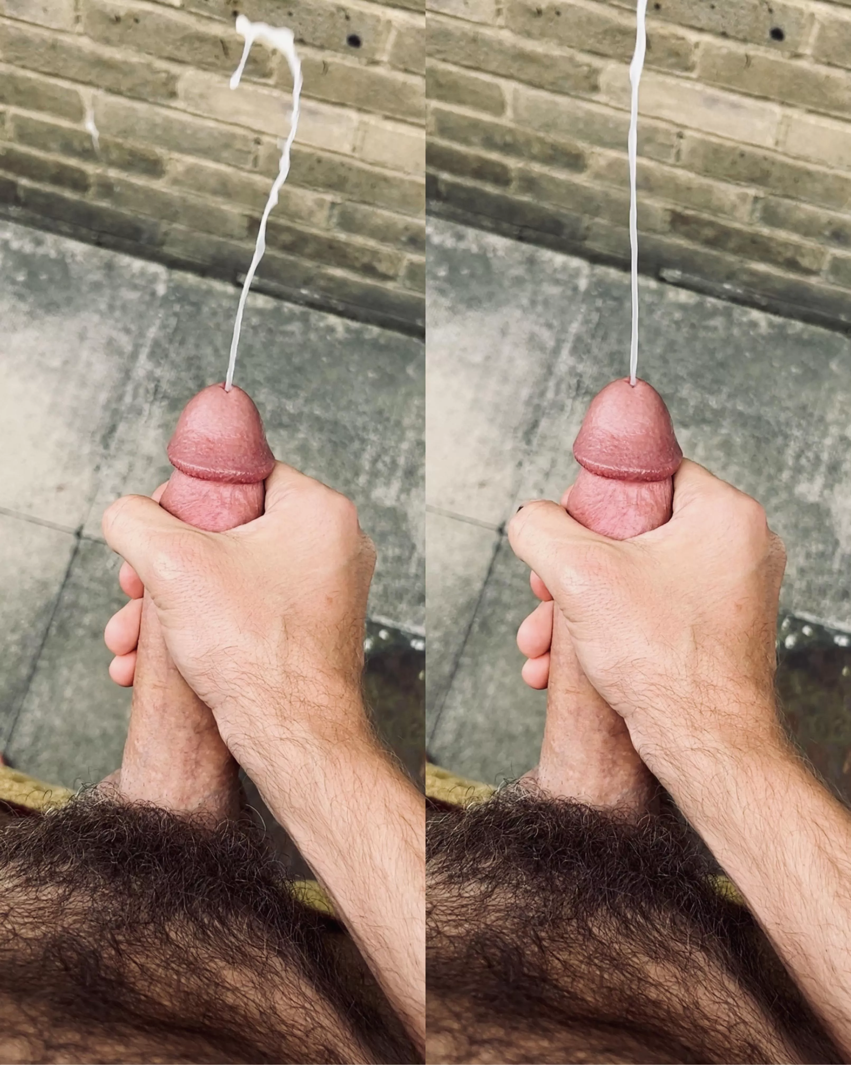 Quick wank behind the park toilets... Wanna join? posted by jerseyjaxoff