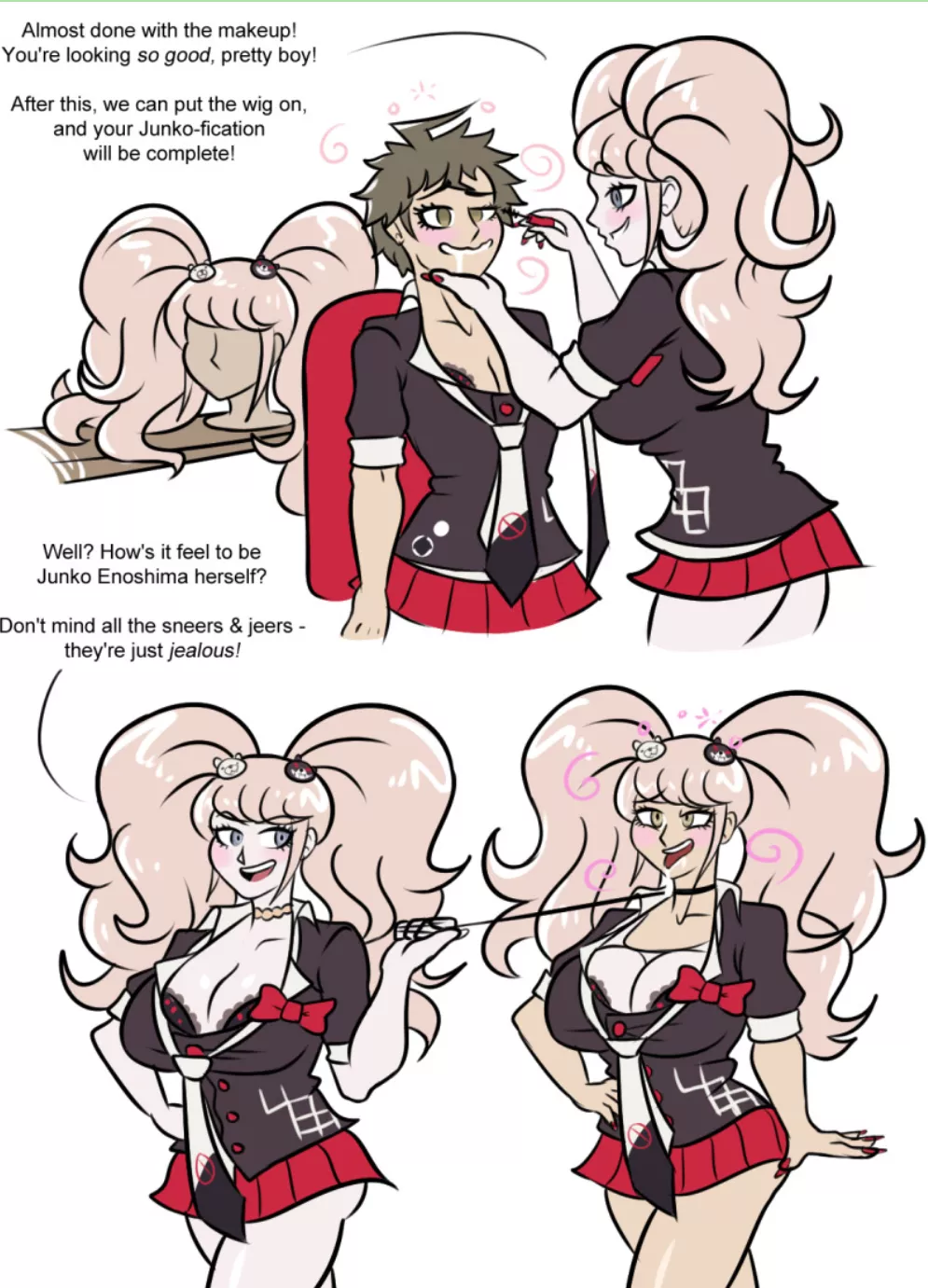 this is so hot ( junko and hajime dongonrapa by sluttygal posted by uchiakiller69