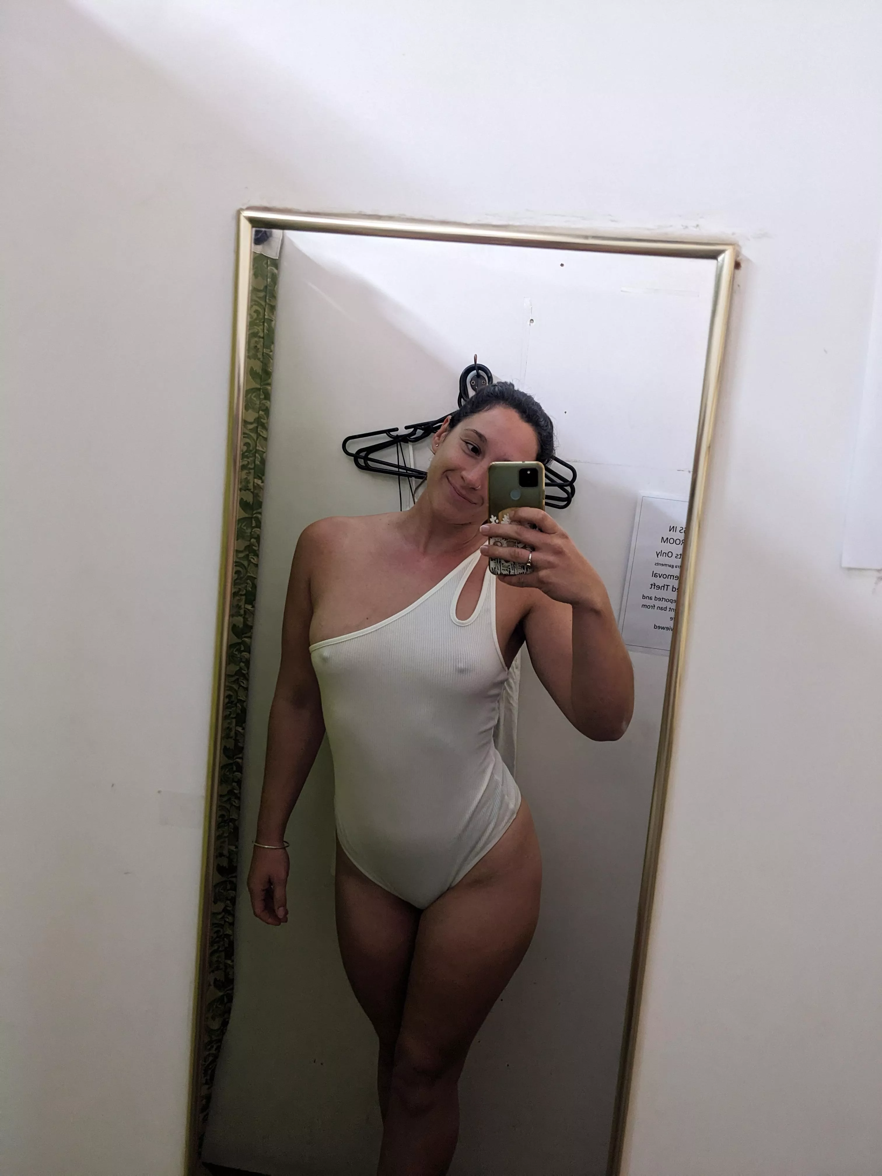 Thought this might be cute...never been so disappointed in a bodysuit! 😂 posted by nakedaussienomad