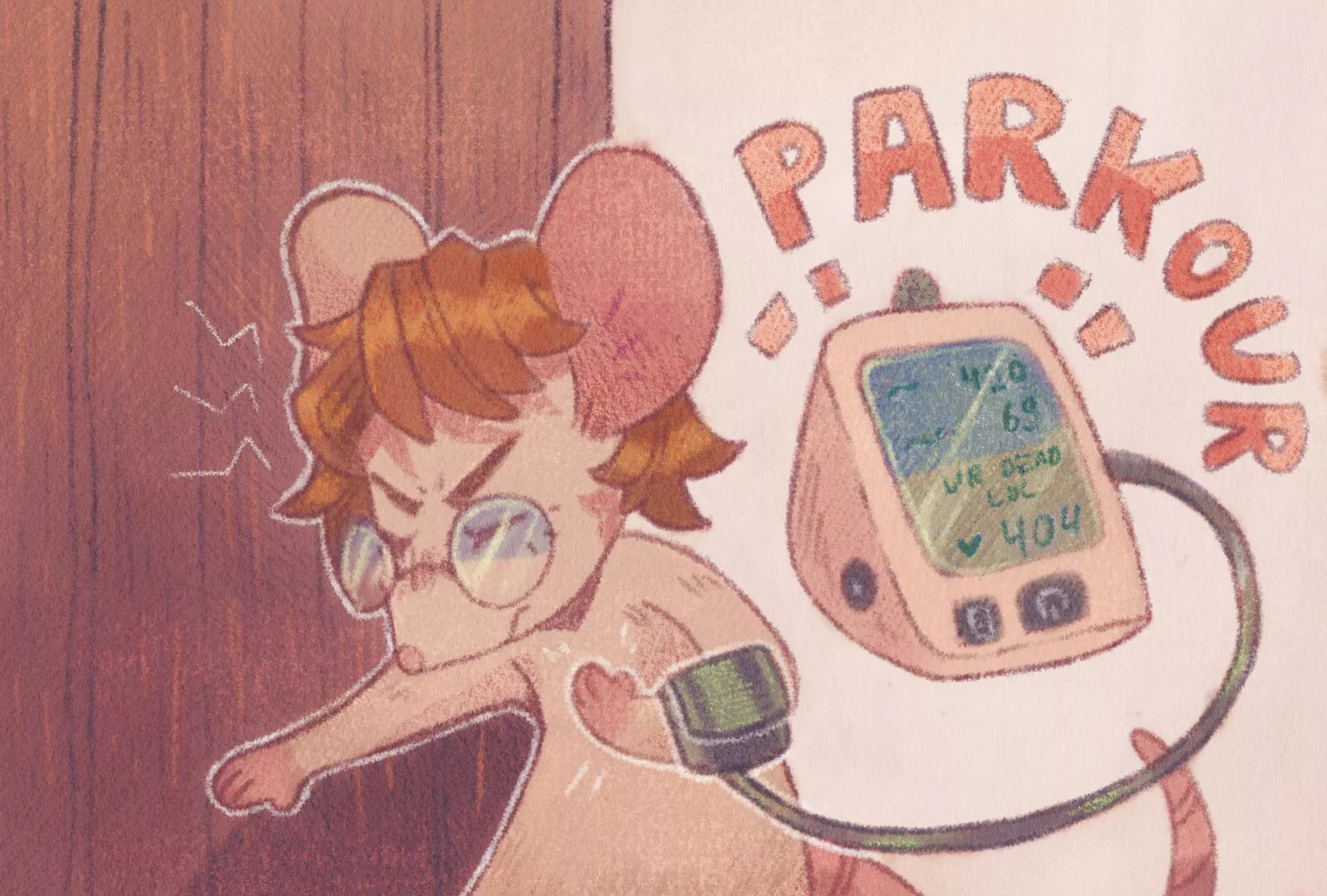 [art by me] Ohhh I'm going to be so productive toda- posted by beewitched_monday