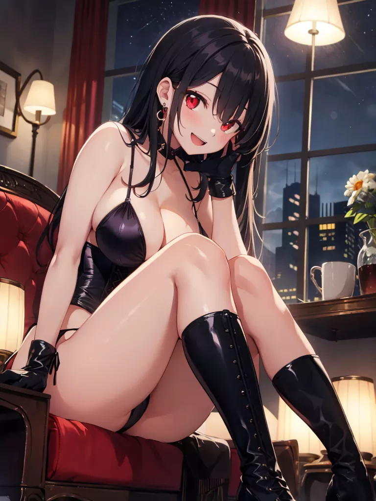 Black Gloves & Boots posted by CheetahSperm18