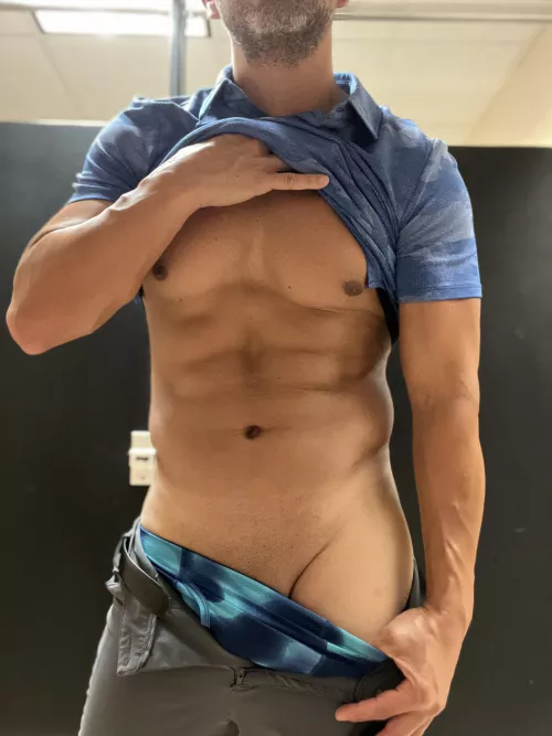 Bored at work, wanna sneak into a stall with me? by Future_Poolboy