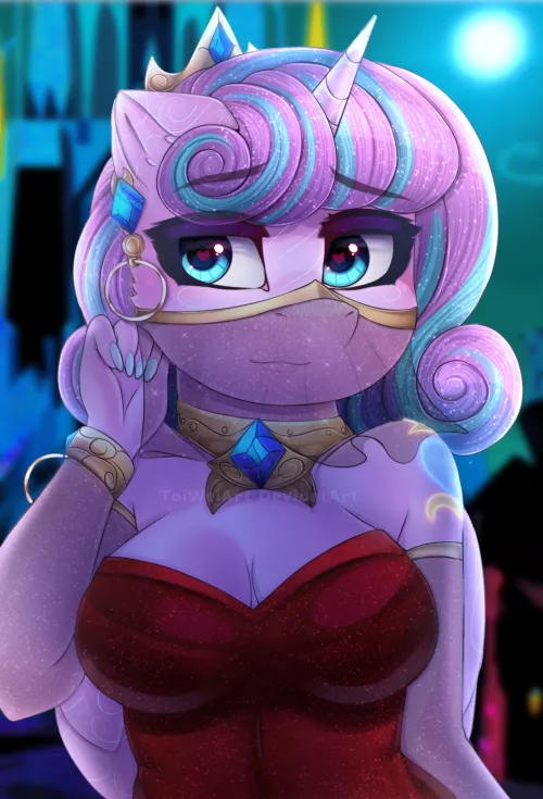 Elegent Flurry Heart (artwork by me) by TaiWeiArt