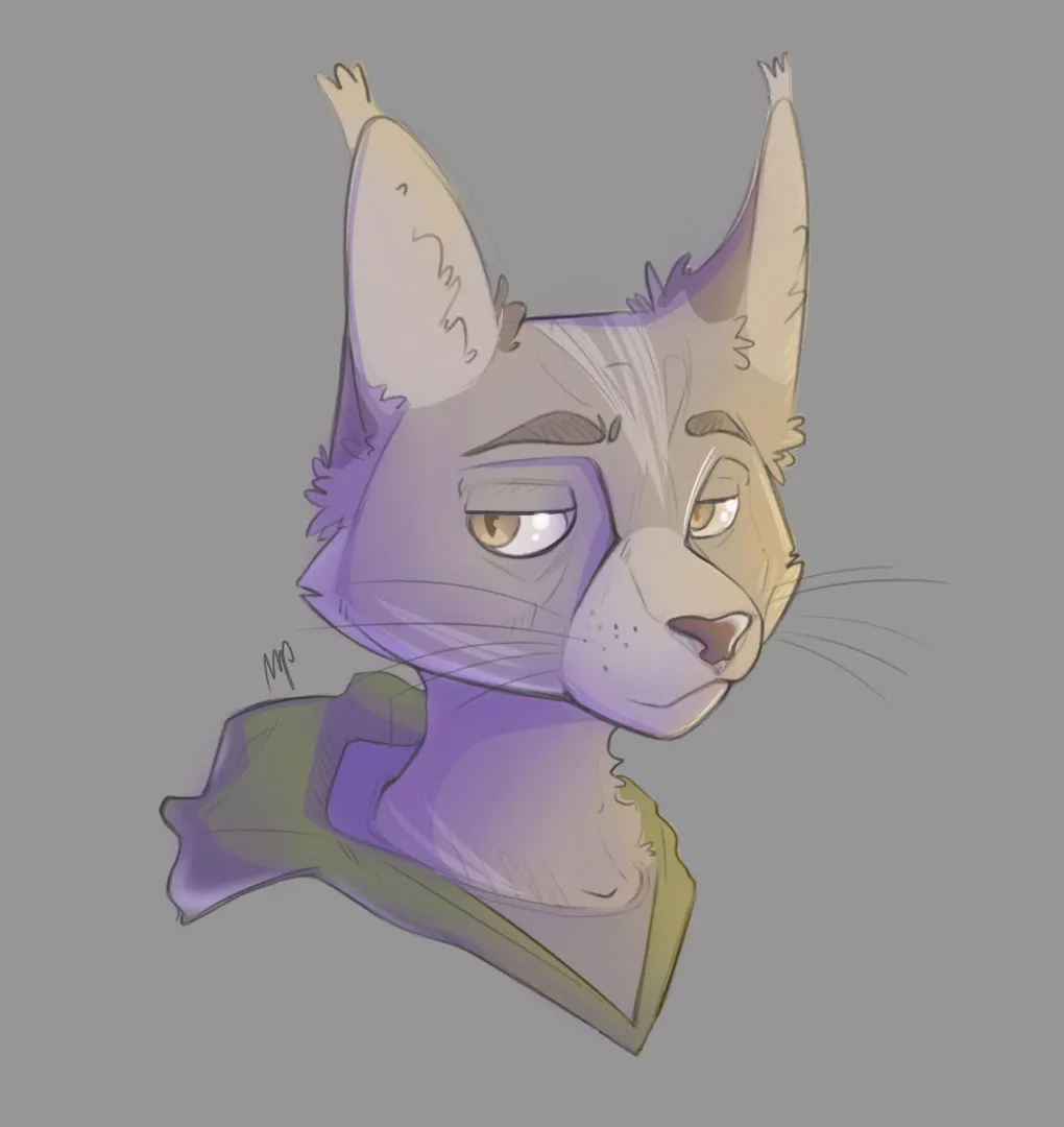 Finished this fella, decided to colour him instead. posted by PyMango