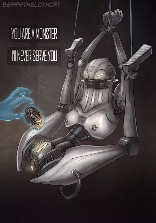 First ever lewd of Zee the high republic droid ZN-A4 from jedi survivor (Berrythelothcat ) by Berrythelothcat