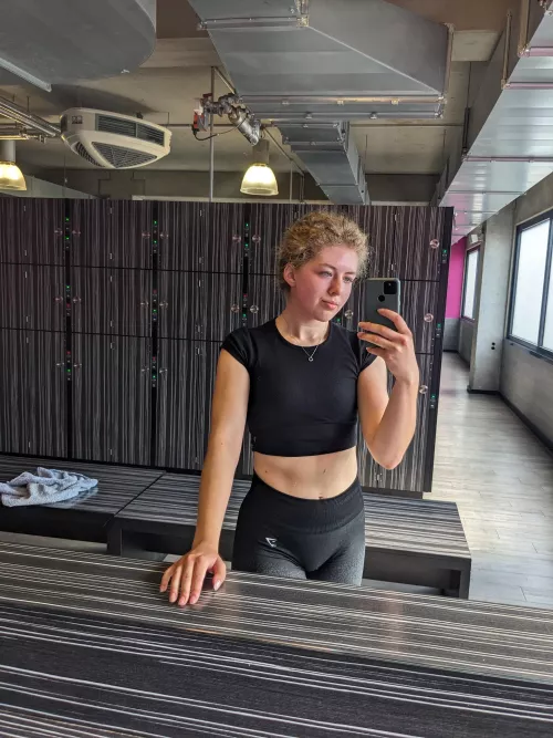 Gym Changingroom works too? ❤ by regalflora