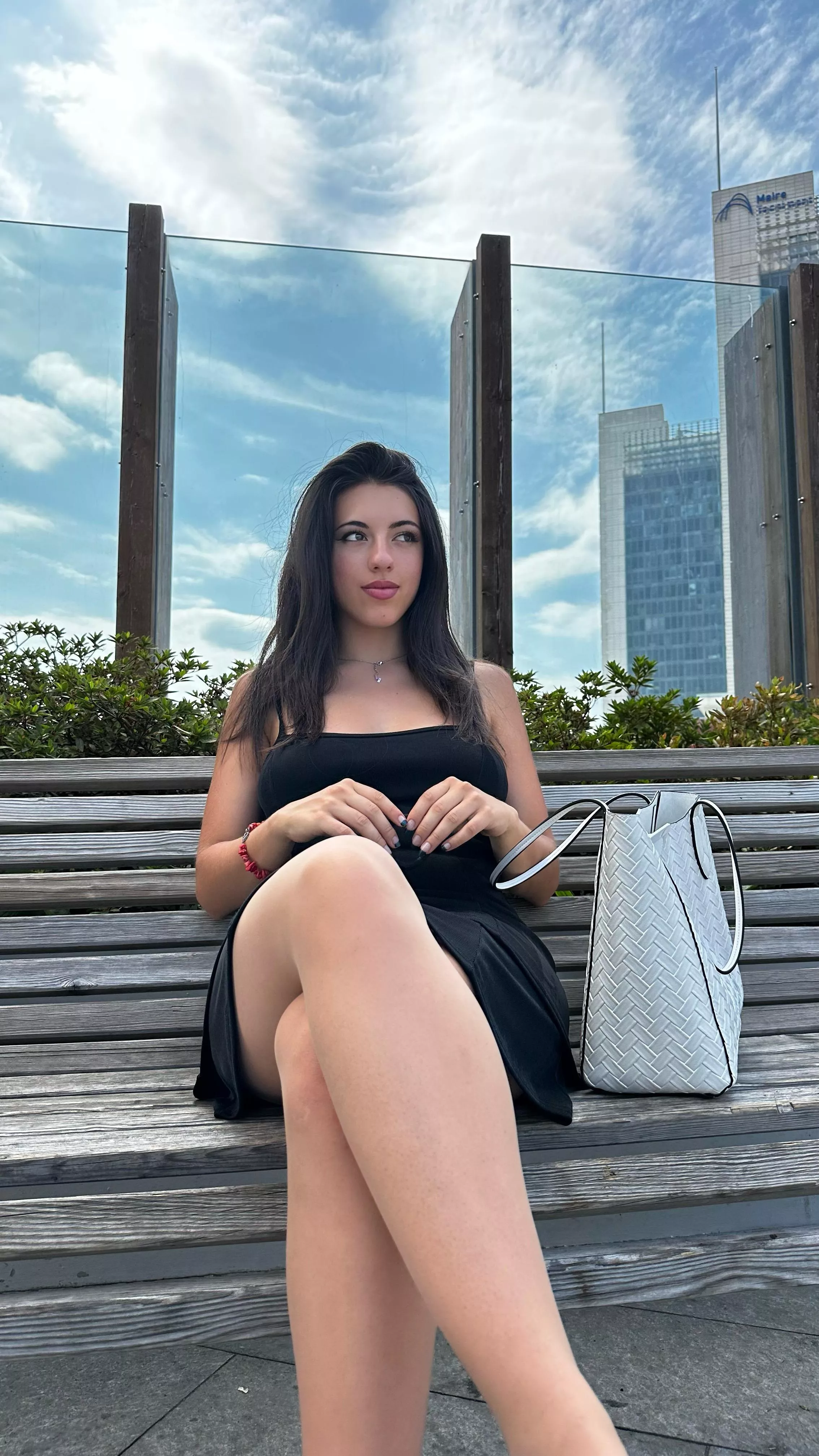 hope you like my long legs in this tight black dress F19 posted by little__devill