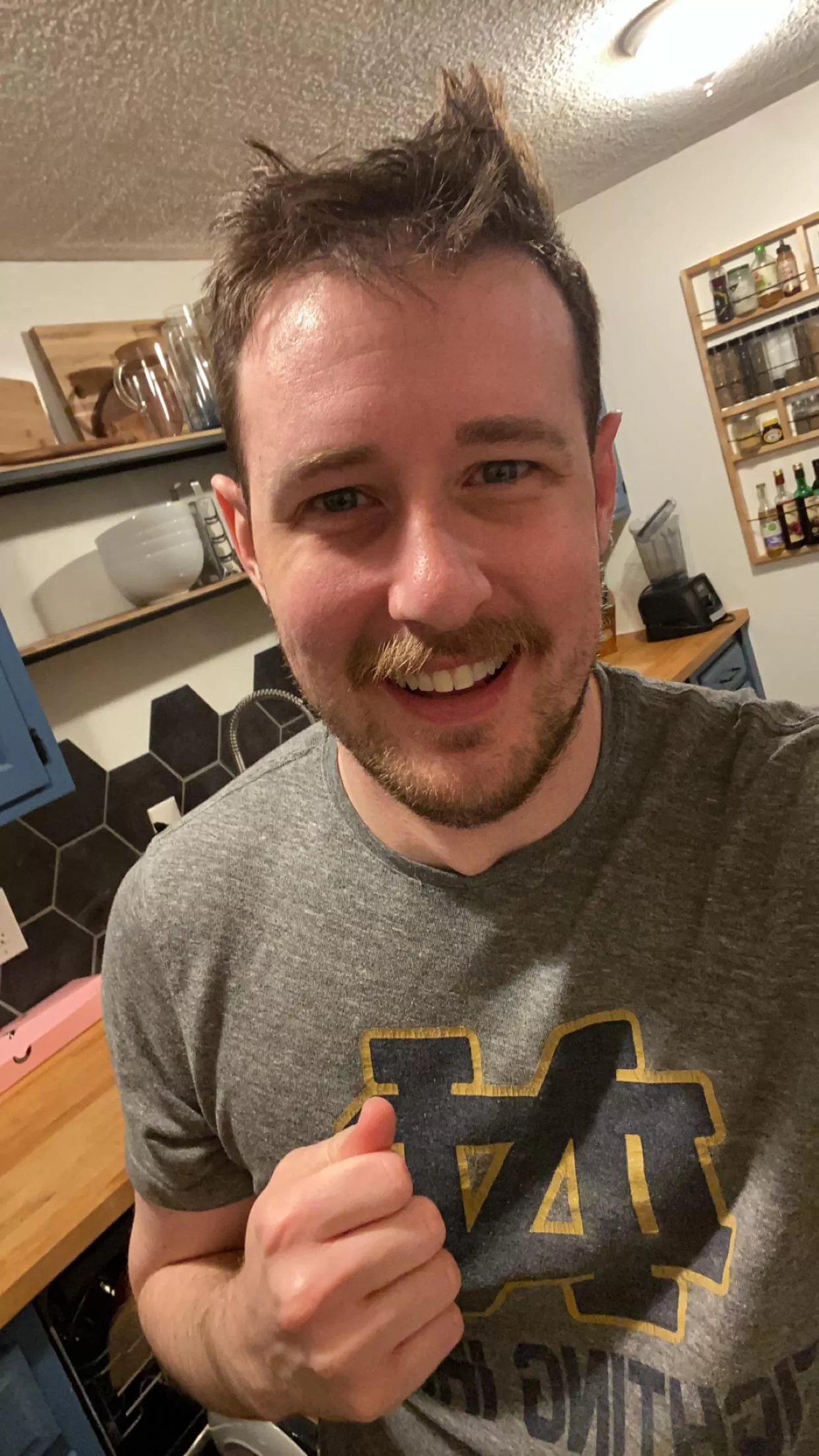 I don’t know what kinda wild bedtimes I’m having but my hair isn’t having it posted by Tat246squared