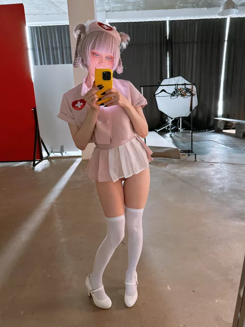 I'm your nurse tonight, I'll keep an eye on you at night 😘 by tanuki_tyan