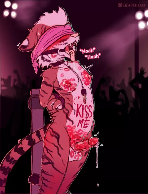 Kiss me everywhere [OC/@lewdlesart] by Lewdles_