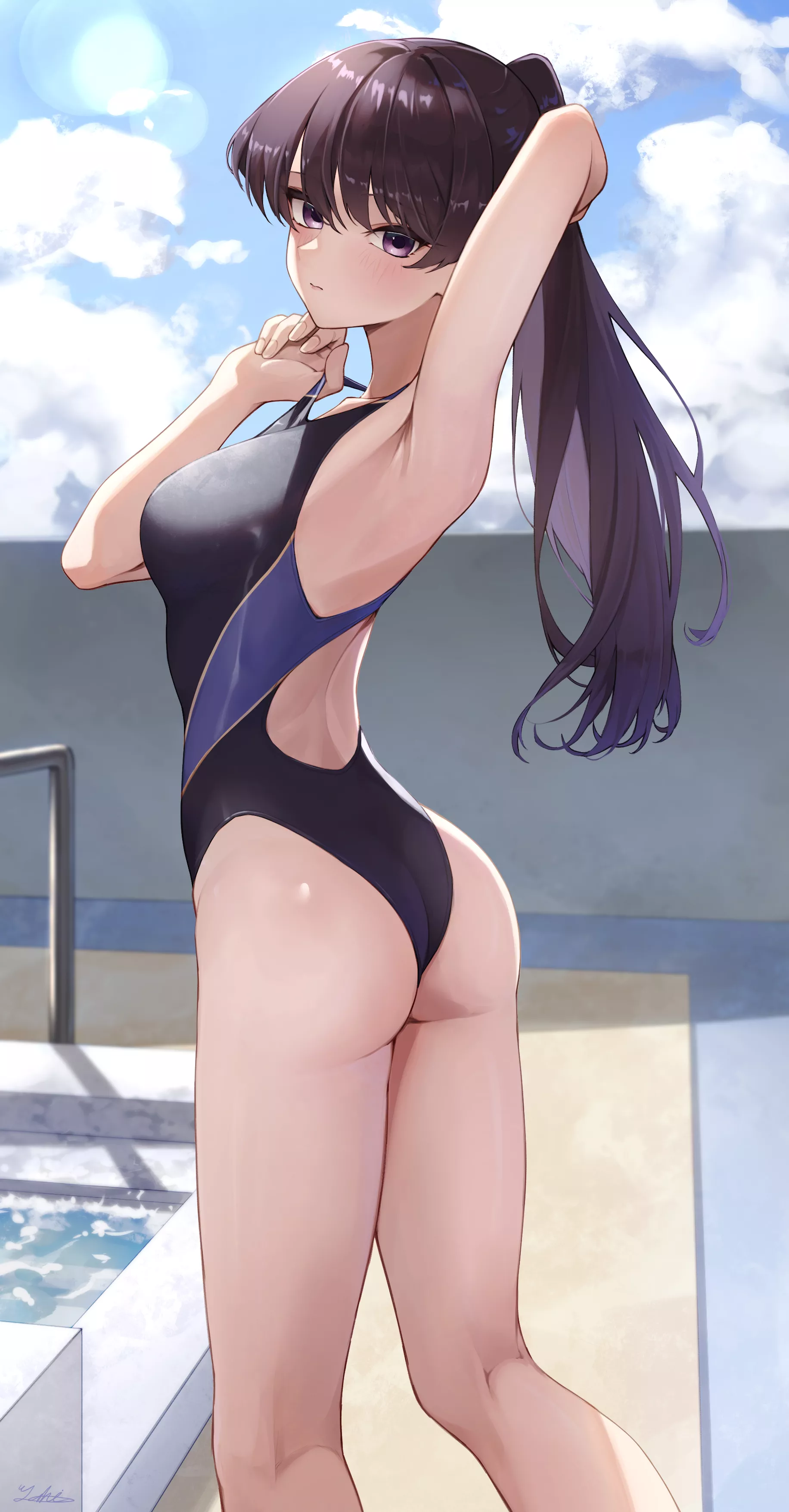 Komi-San In Her Swimsuit (Komi Can't Communicate) posted by Csxc