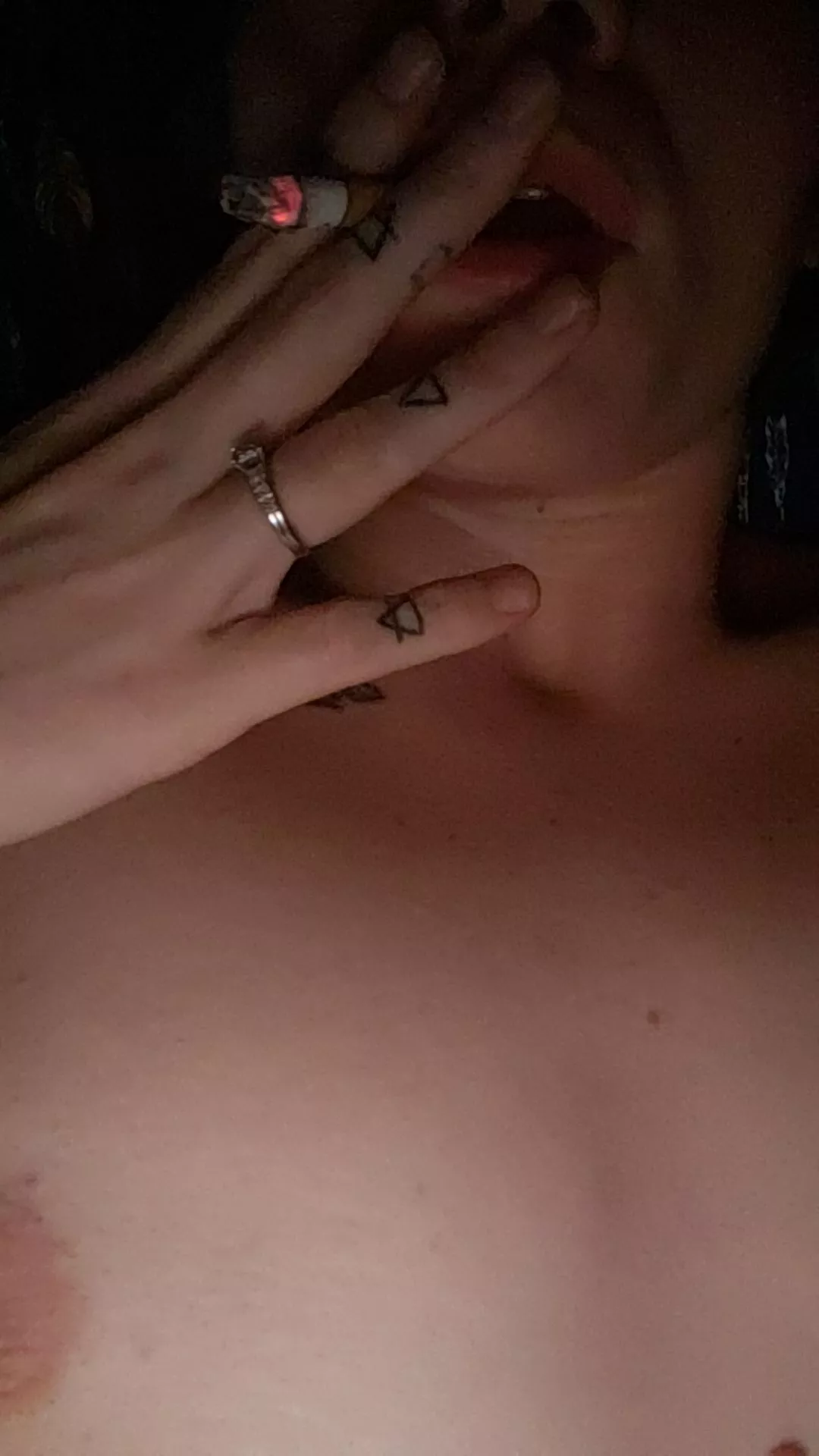 Late night smokes turn into chainsmoke real fast. 😂😂 posted by RudieBabiee