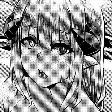LF Mono Source: 1girl, bangs, bathing, close up, demon girl, demon horns, eyebrows visible through hair, face, full face blush, hair between eyes, light hair, long hair, looking at viewer, onsen, open mouth, pointy ears, sidelocks, succubus, sweat, sweat posted by HentaiSource_Archive