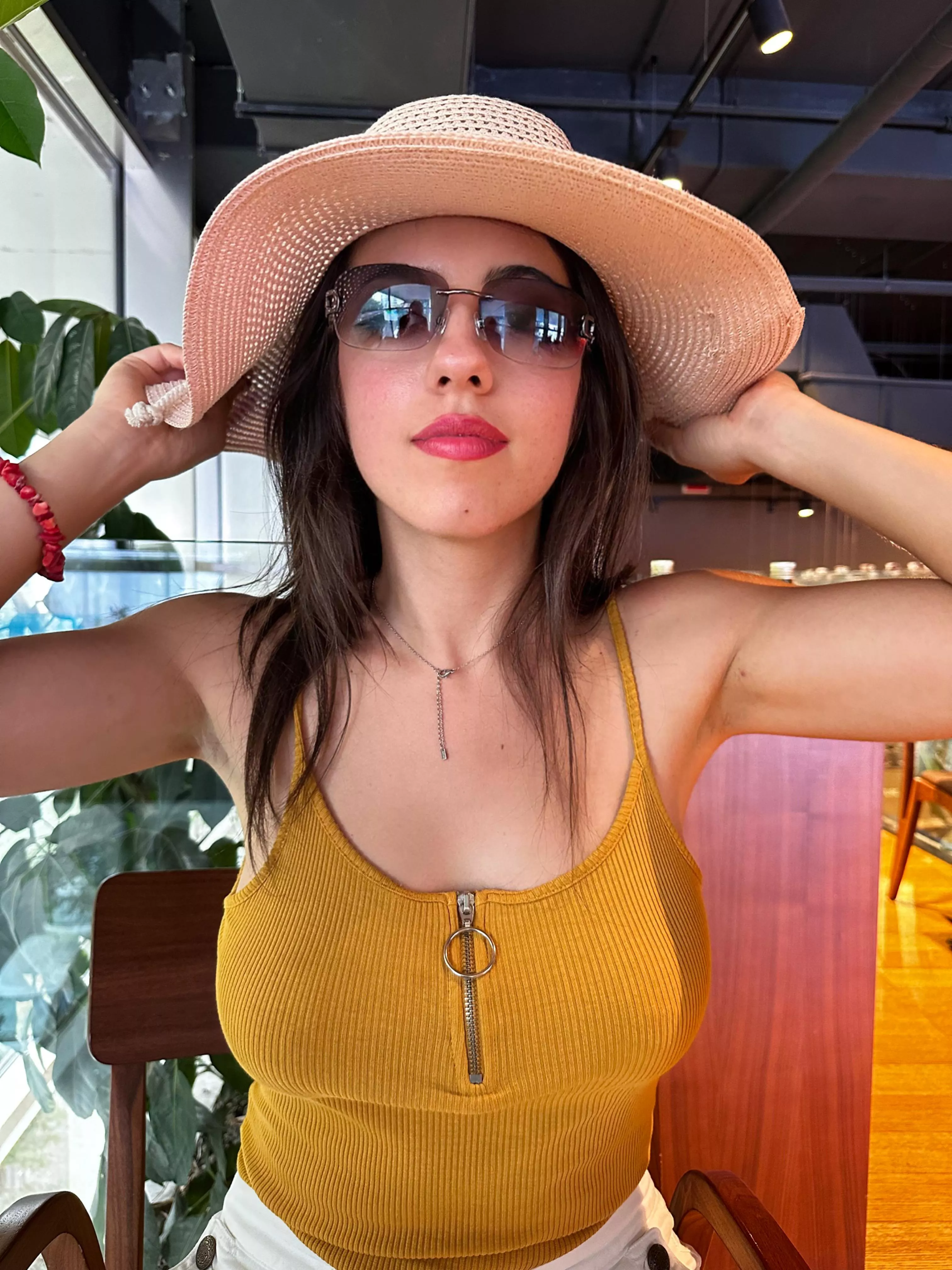 No, i didn’t wear a bra, why would i? F19 posted by little__devill