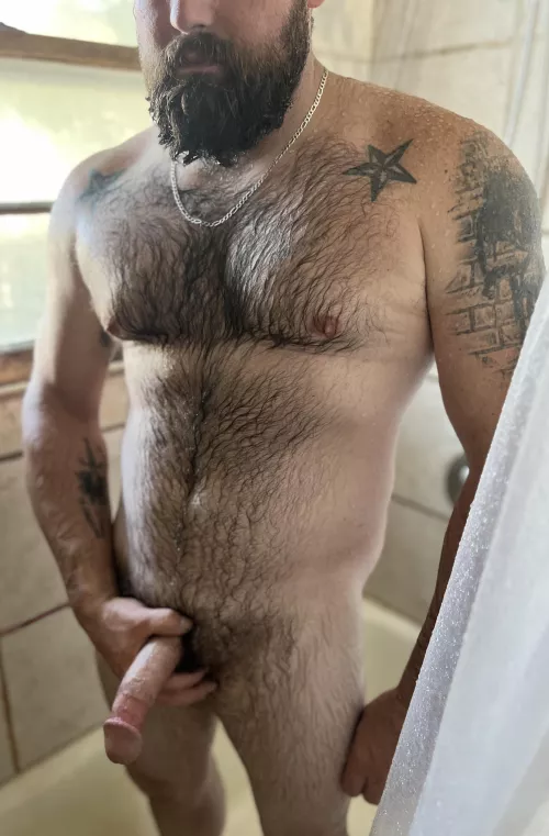 Nothing like a hot shower after a long day [37] by Burlybluecollar