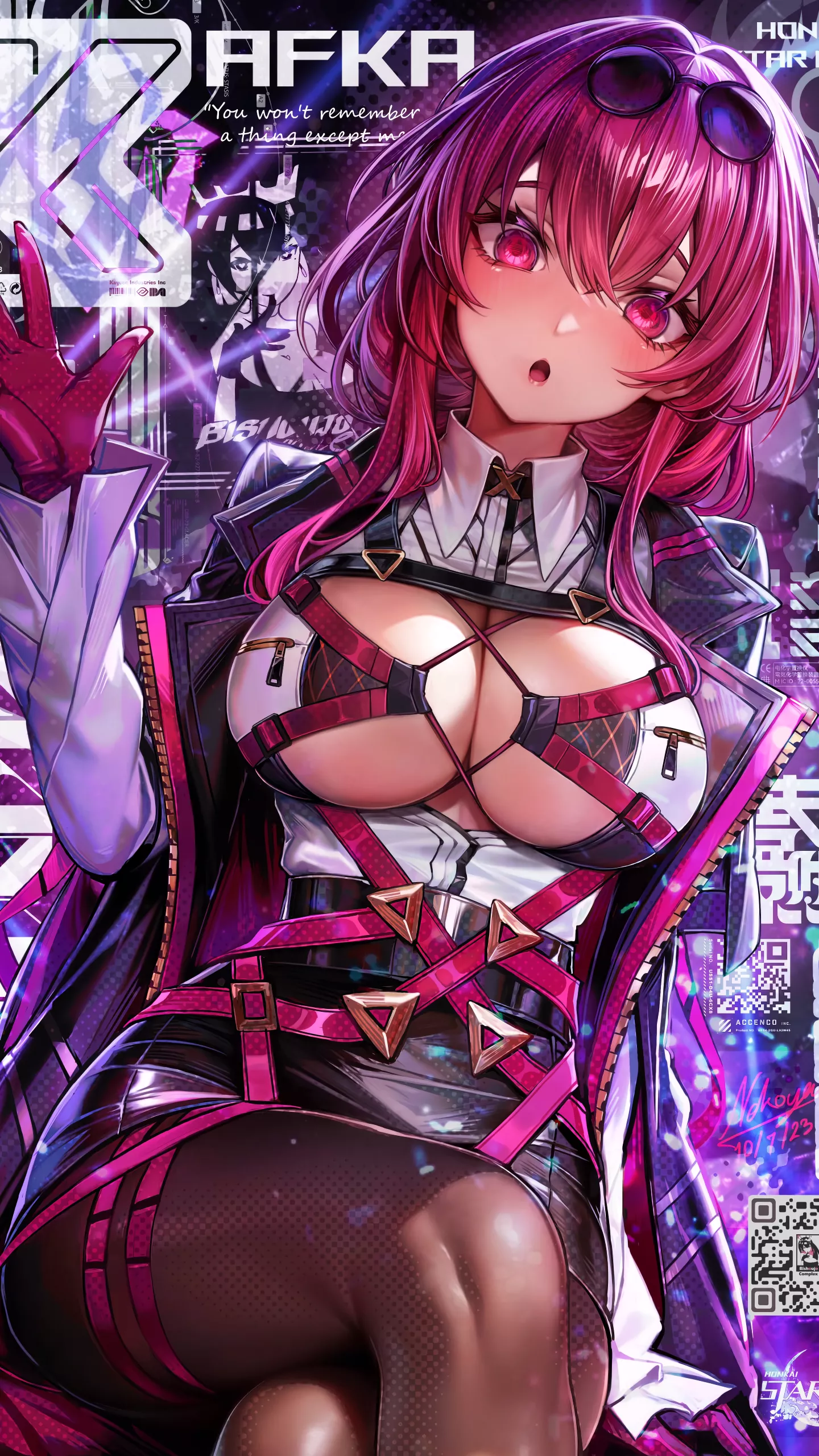 Thiccc KAFKA [Honkai: Star Rail] (art by NEKOYA) posted by also_ashu