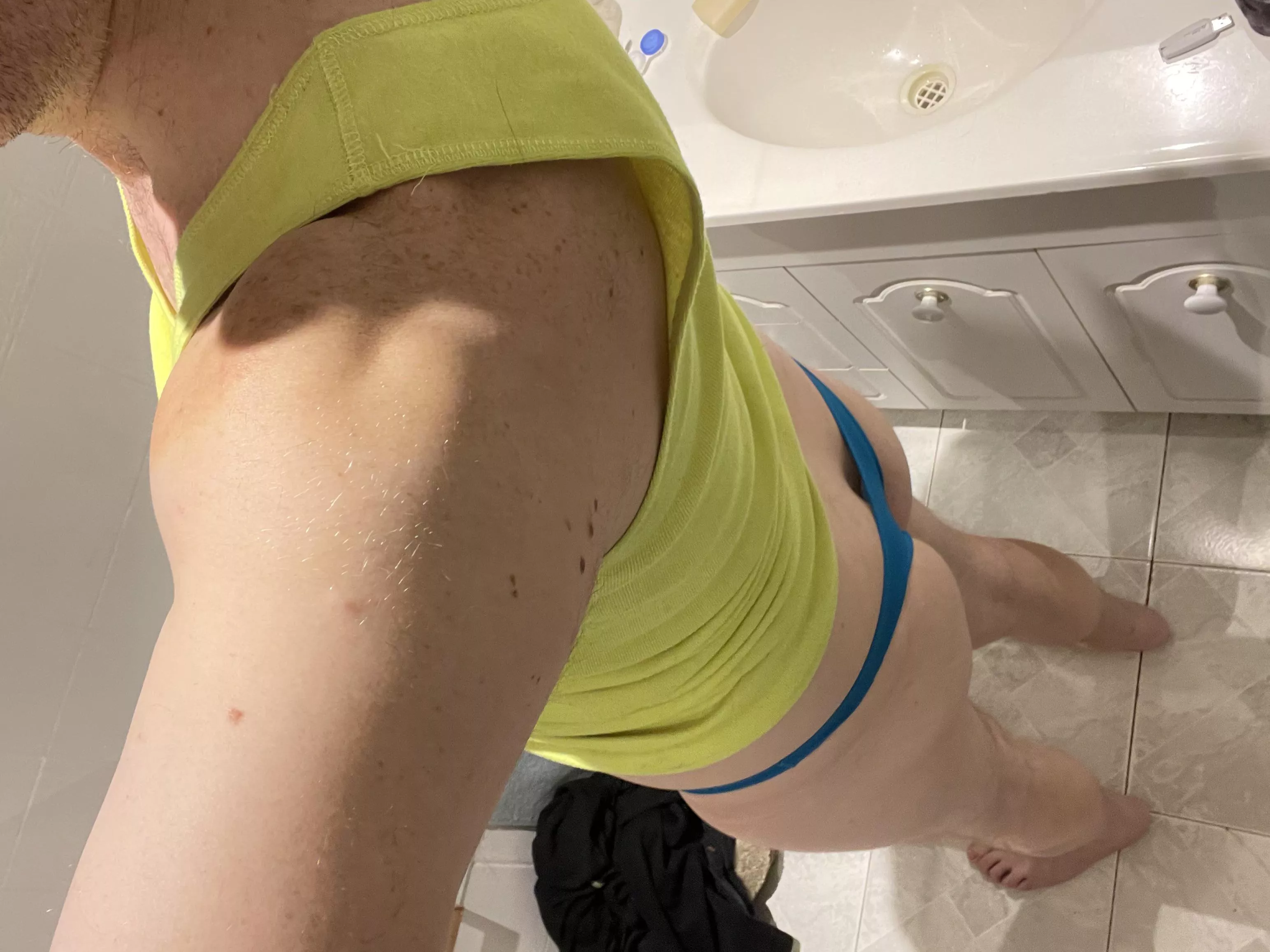 Thong after a shower posted by mdblanken