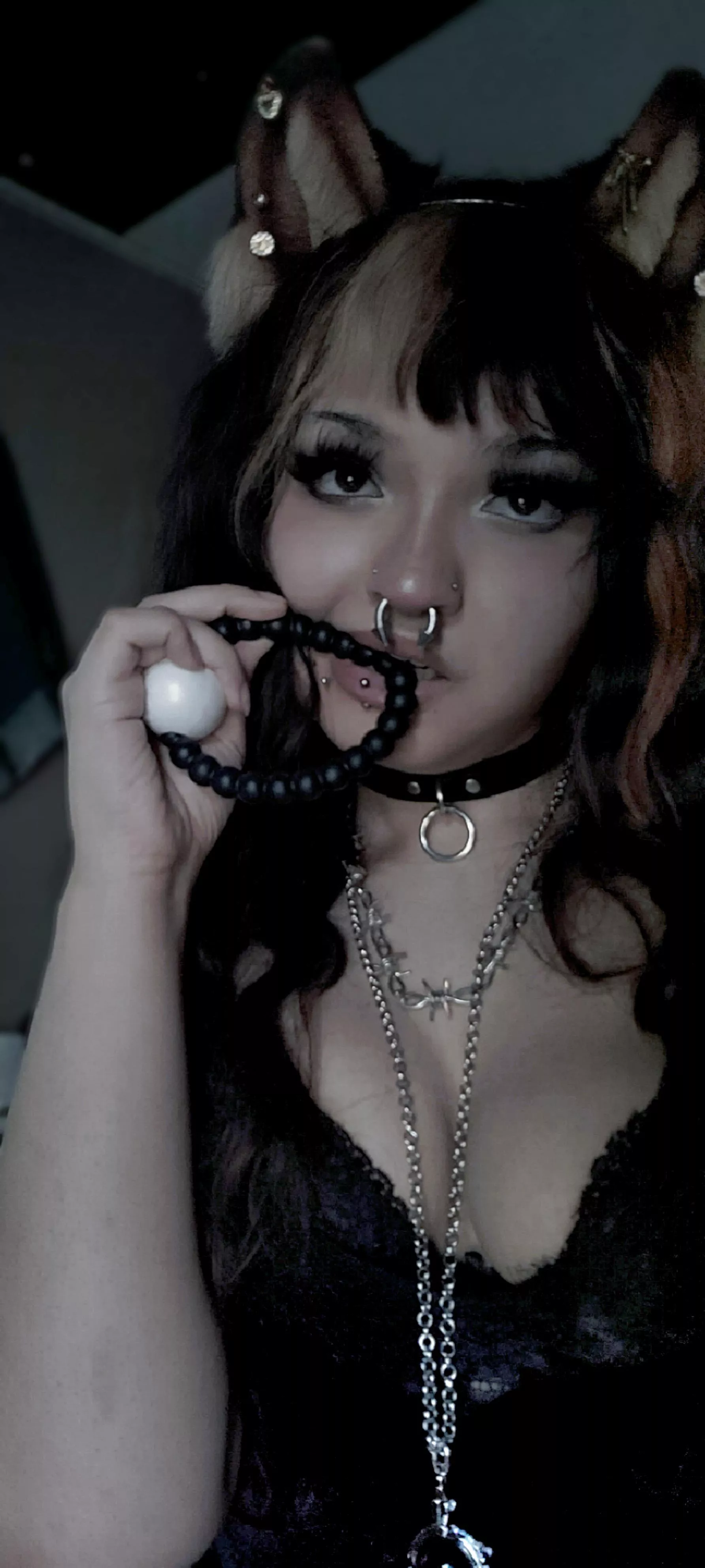 Woof woof!!🖤⛓️🐾 posted by midwestemosucks