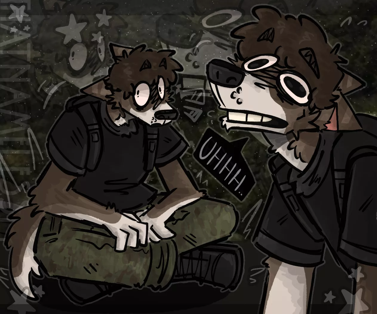 yeaaa // fursona -art by me- posted by thatnamelessperson_