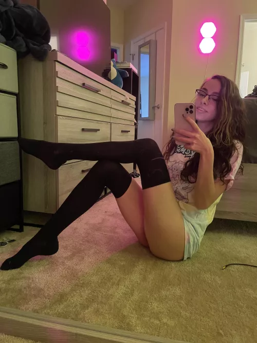 Don’t worry- I always keep my socks on 😘 by LexiTheLynx