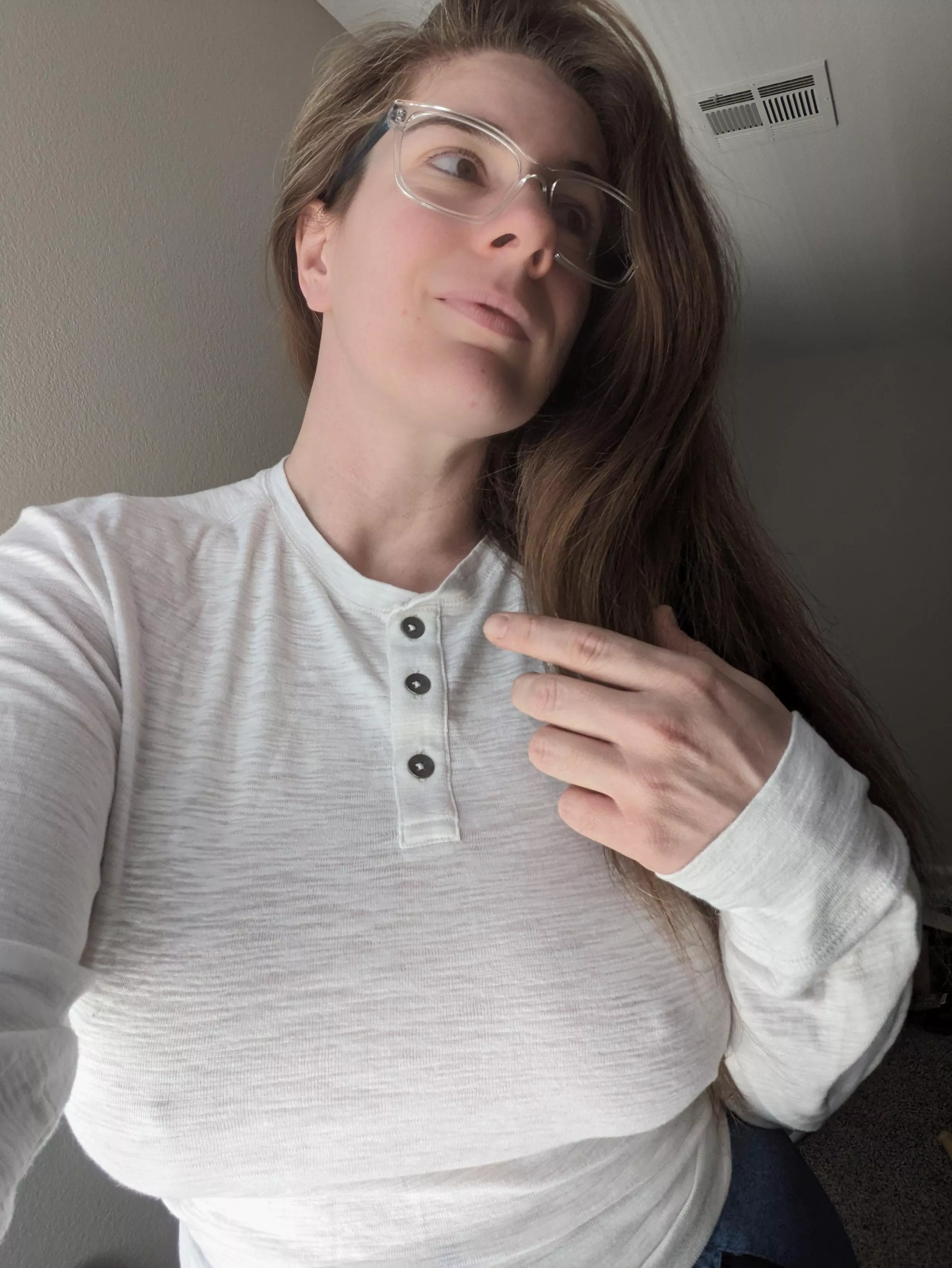 I have an interview! Do you think I'll get it wearing this? 👀😜 posted by ChickyRedCheeks