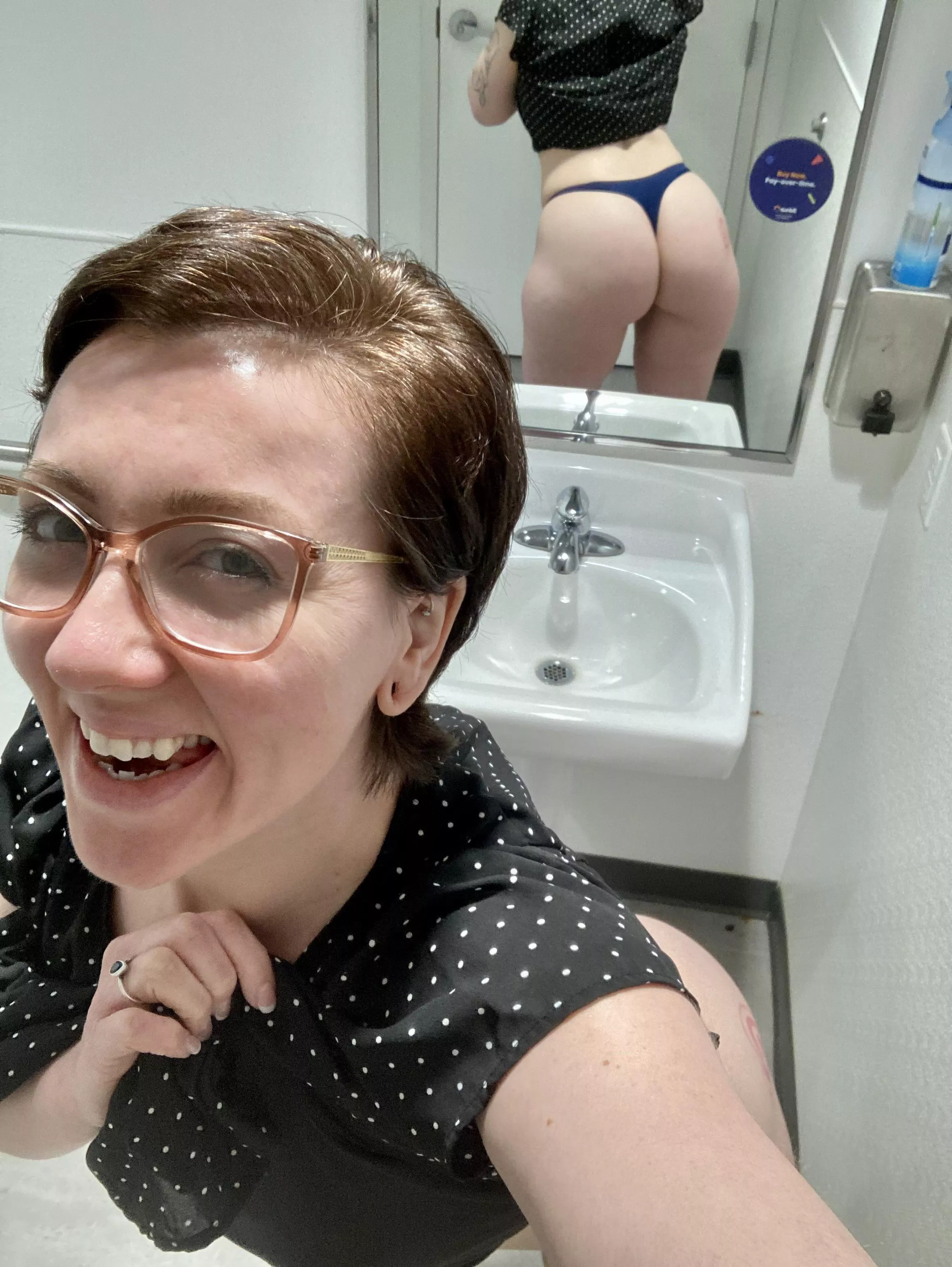 I’m happy to provide you with a peek under my favorite dress posted by StupidSexySnoo