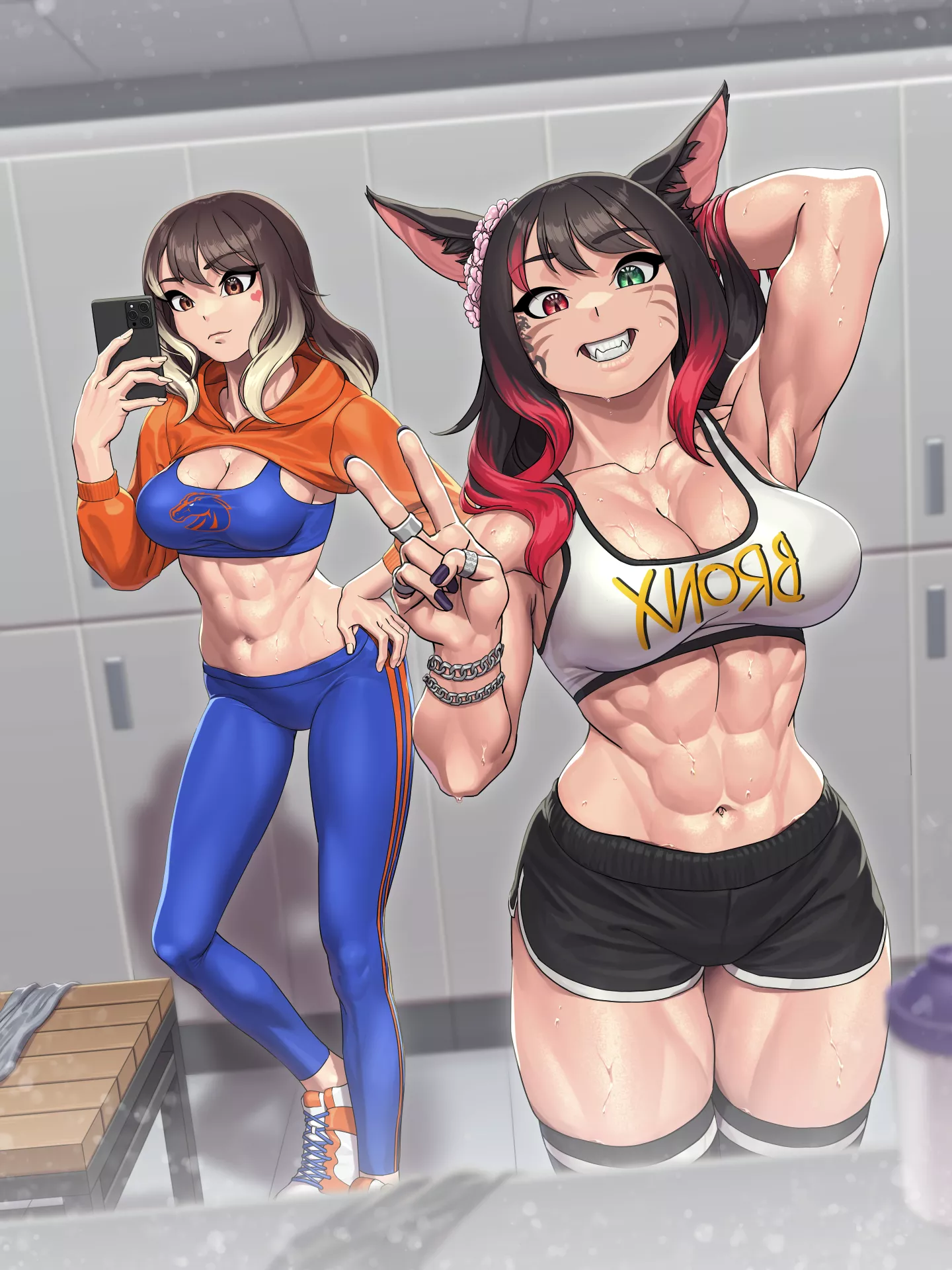 In the locker room [Artist: Lyoung0J] posted by ComaOfSouls