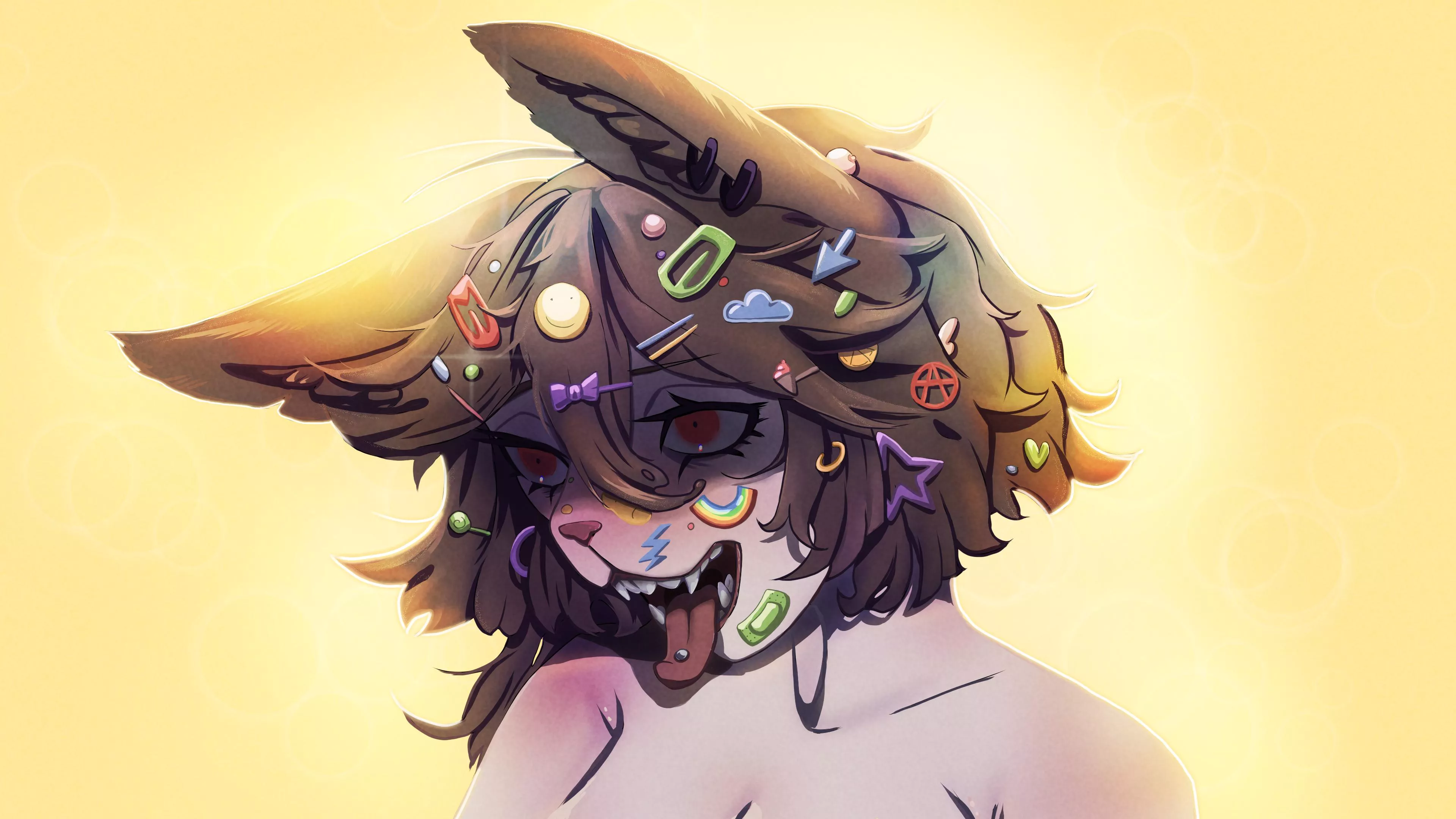 Just art for my fursona (art by me) posted by MasterYogurt2741