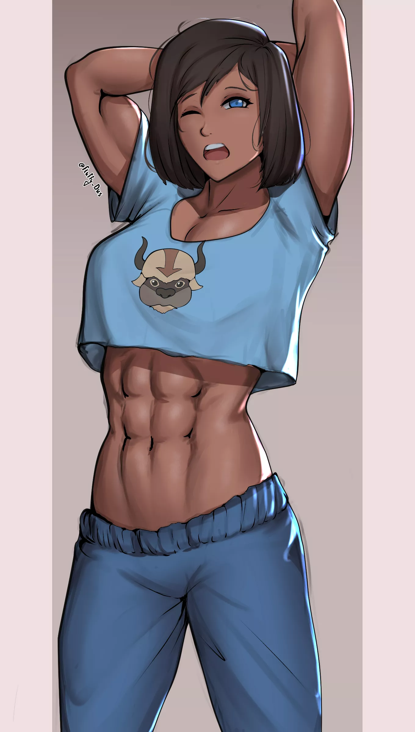 Korra [Artist: FluffyDus] posted by ComaOfSouls