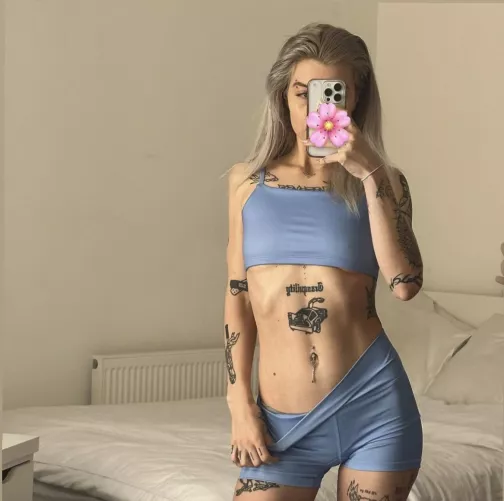 lick my tummy 🙊 by youralienangel