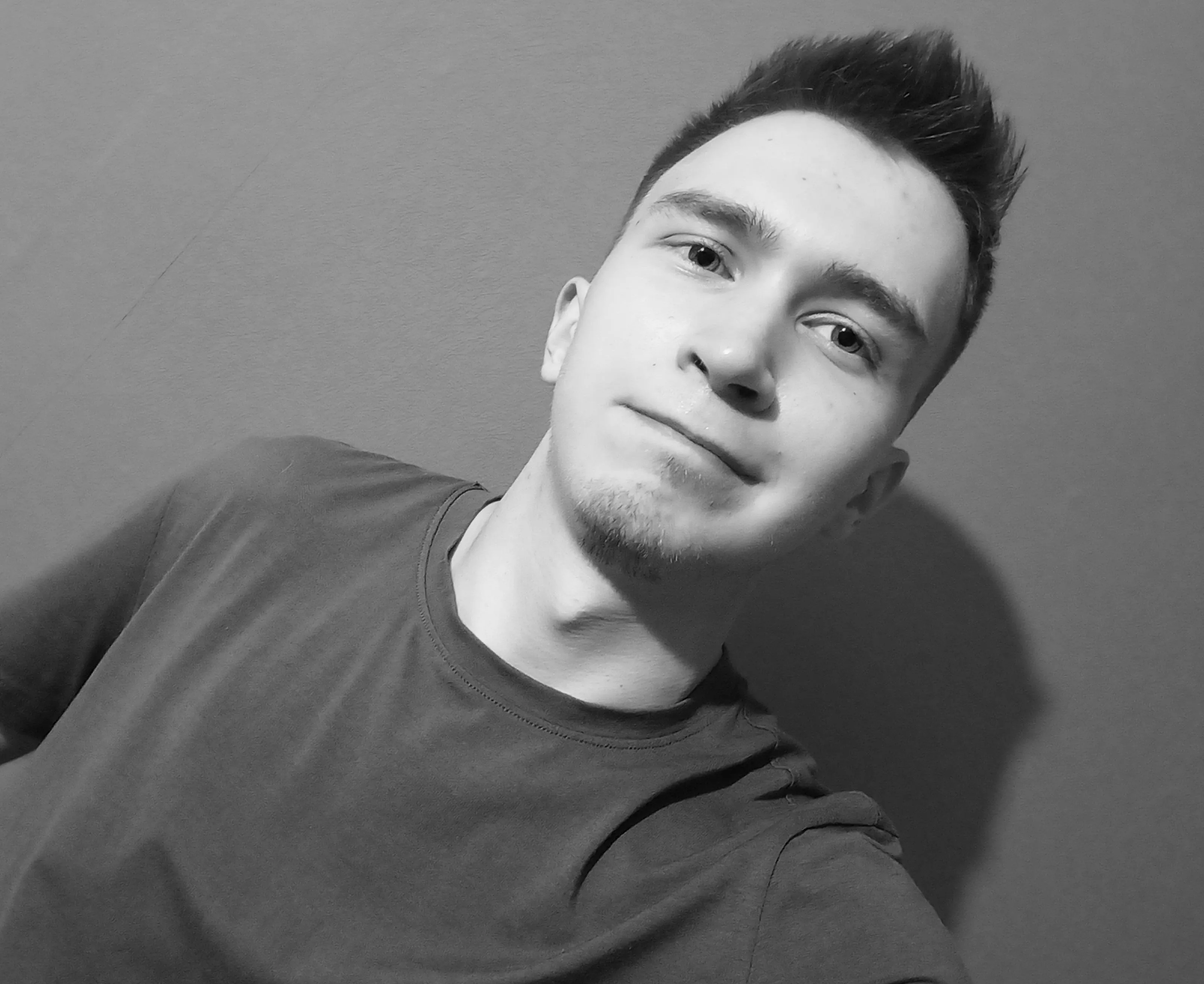 My B&W selfie :0 posted by nutmeggold