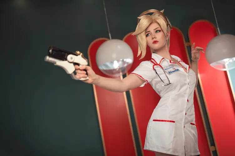 Nurse Mercy from Overwatch by Anastasia Komori by Anastasia_komori