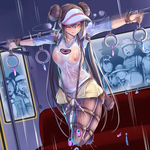 She really hoped no one would get on the train [manikano] (pokemon) by Salt_Inspection_4717