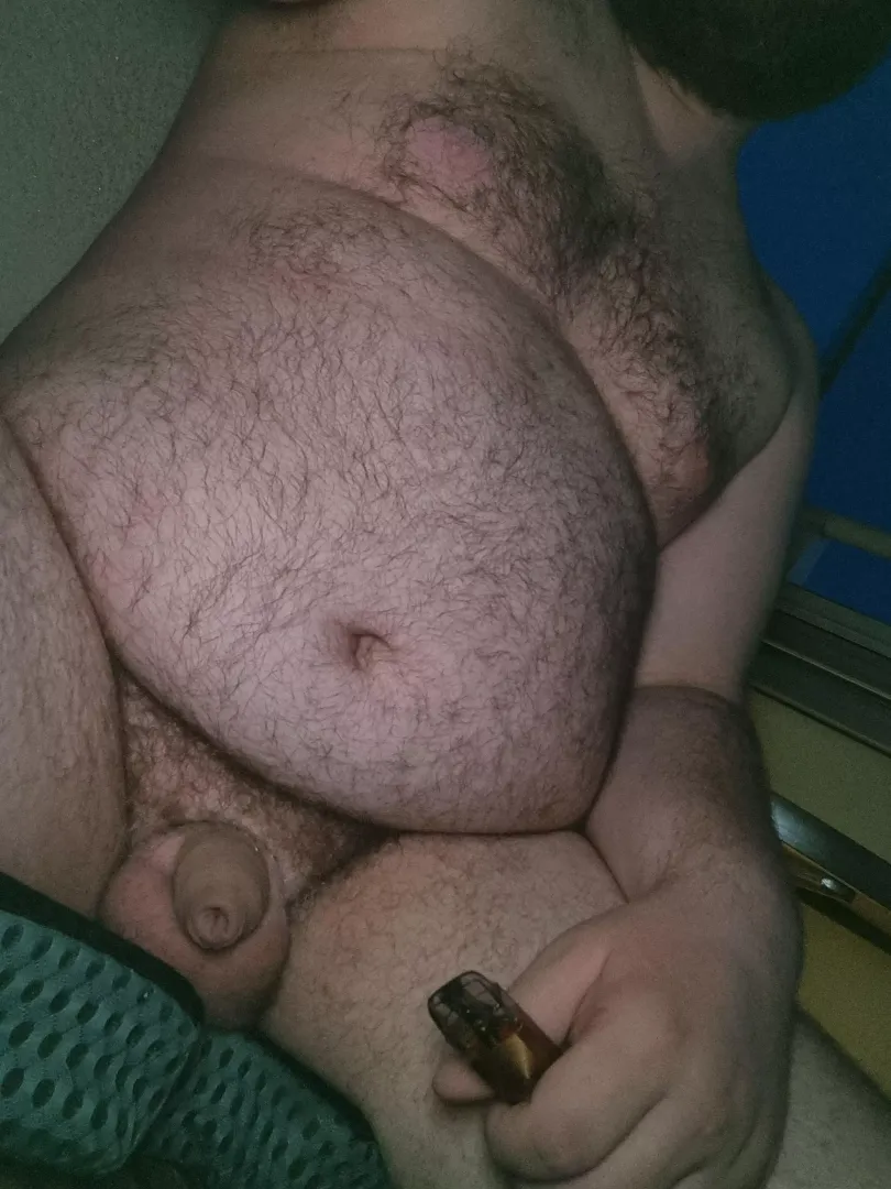 Sitting nude on the balcony at night is a very refreshing feeling 🤗 posted by SwedishBearCub