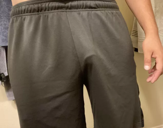 Soft outline just out the shower by hornyandbackagain