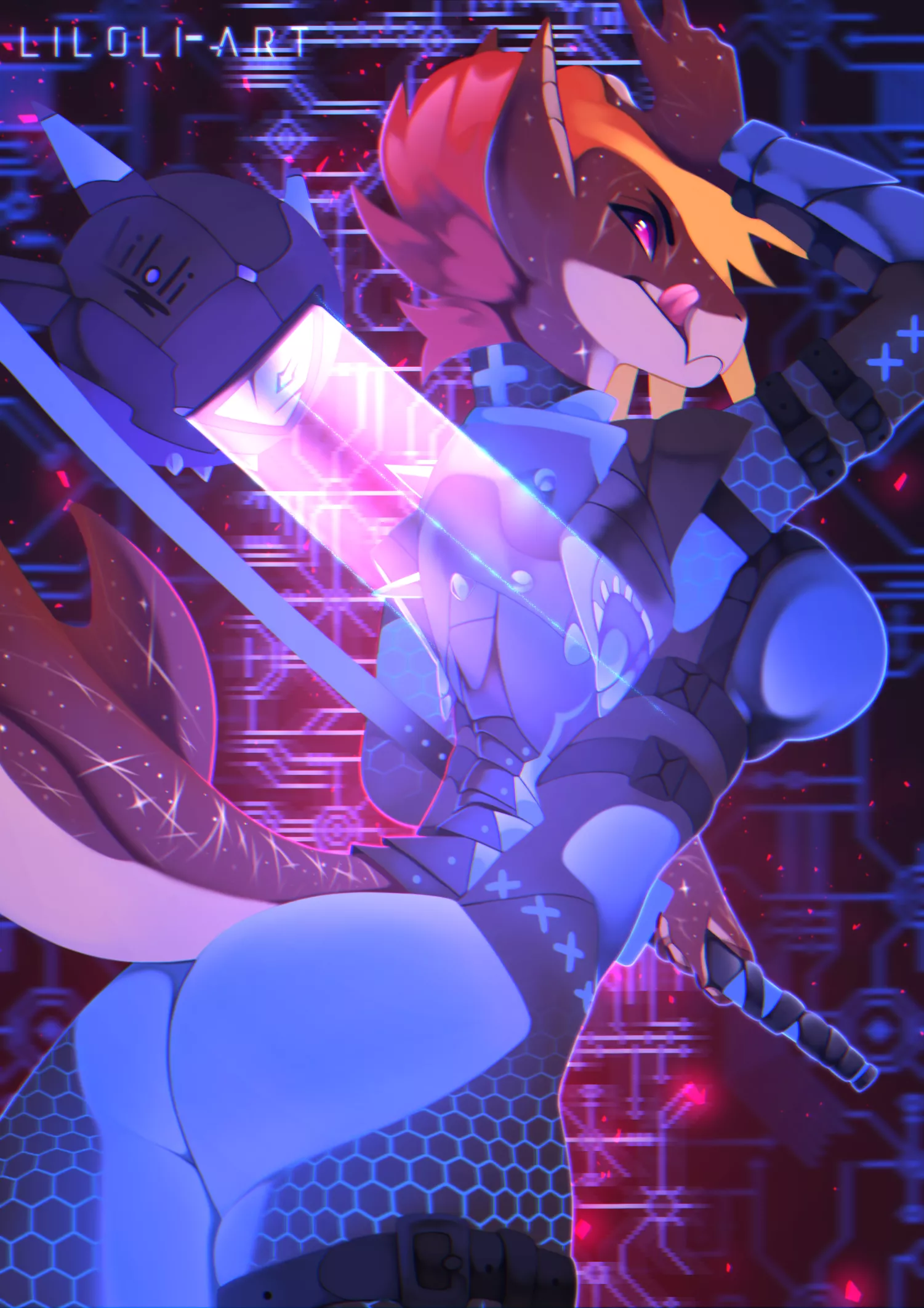 space shark(art by me) posted by liloli_art