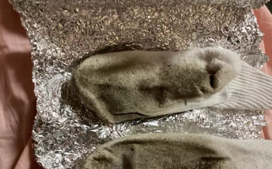 Who wants this pair to cum on? 3 days wear posted by soothingsolesbymimi