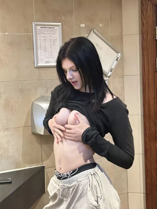 Would you fuck a 18 y/o slut in public by InteligentGur