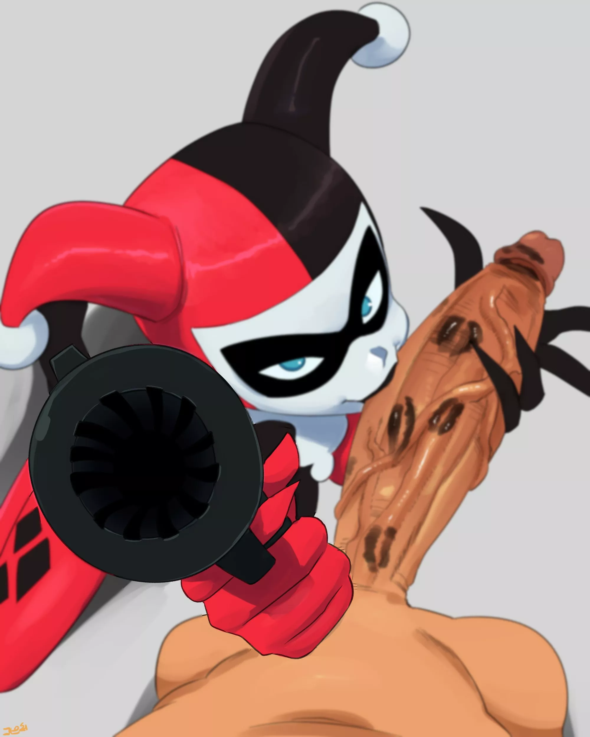 Better not get soft on Harley Quinn (TheHumanCopier) [Batman, DC] posted by ObserveAndHerve
