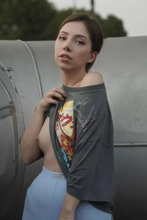 I imagine what a wonderful feeling it is to feel your lips on my perky nipples by MonekiChan69