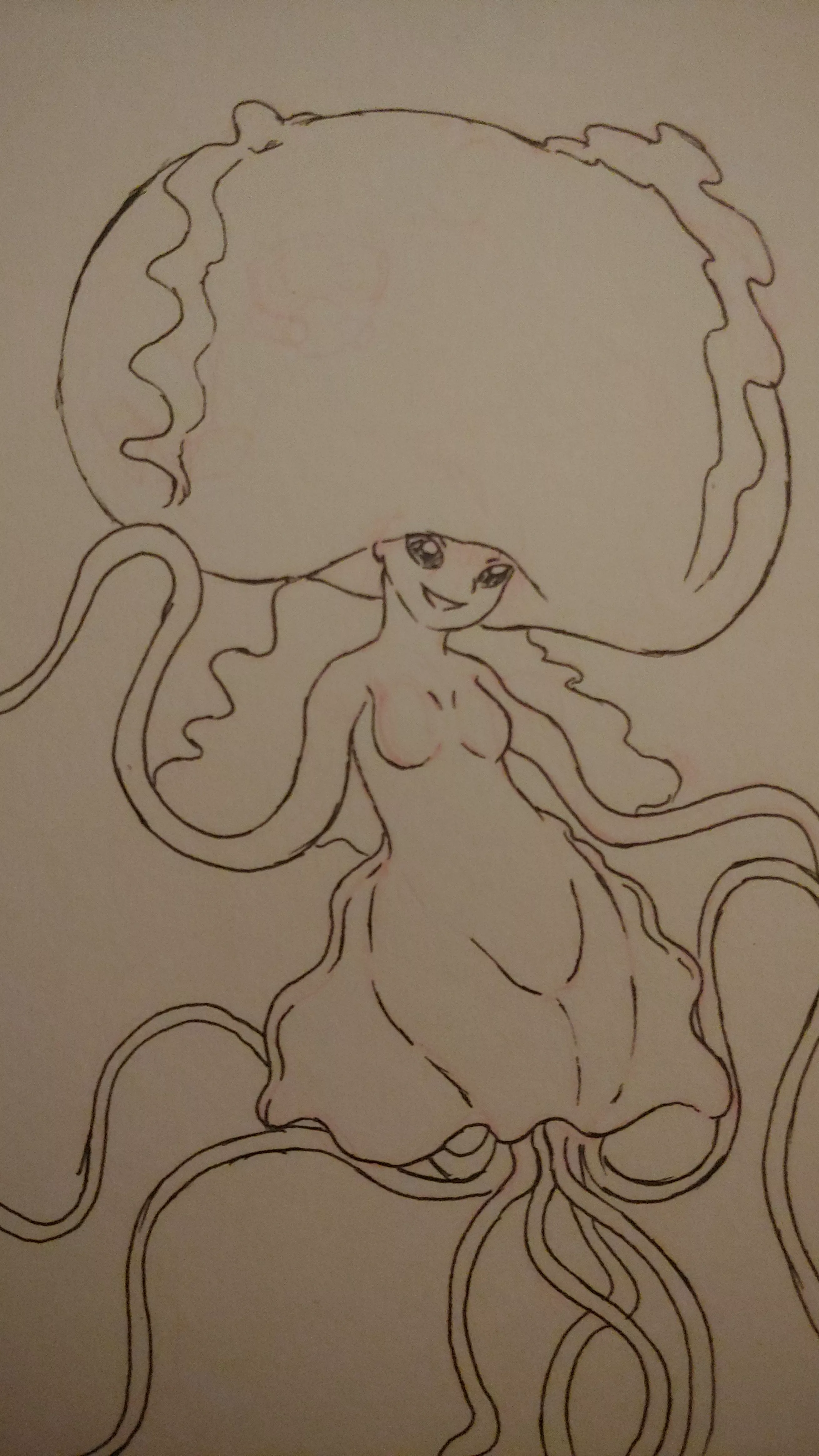 {Image} Jellyfish girl (Art by me) posted by DarkUrsaman