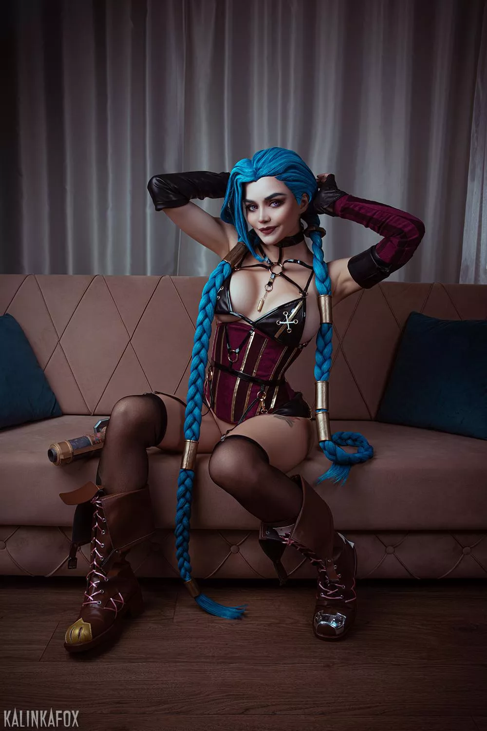 Jinx by KalinkaFox [League of Legends] posted by kalinkafox